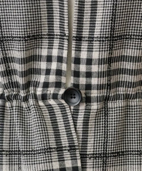 Leilian / レリアン テーラードジャケット | チェックノーカラージャケット【Leilian the Week】 | 詳細10