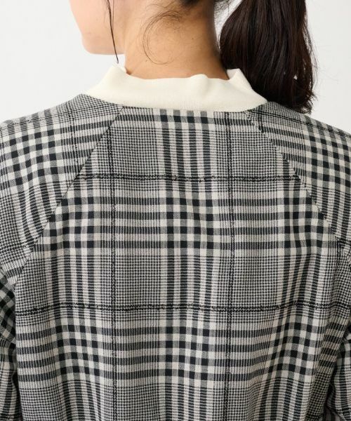 Leilian / レリアン テーラードジャケット | チェックノーカラージャケット【Leilian the Week】 | 詳細6