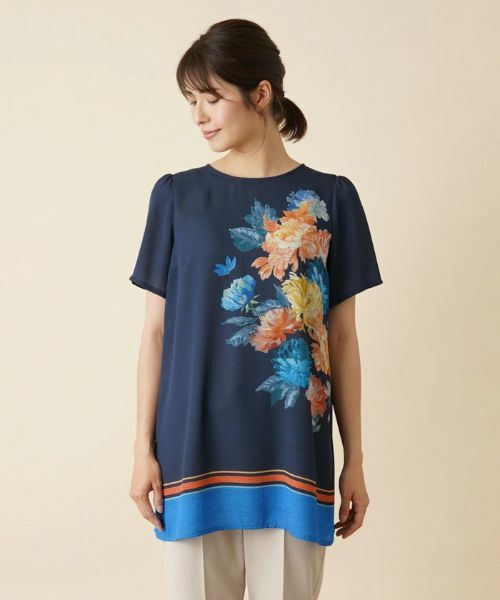 Leilian / レリアン シャツ・ブラウス | フラワーチュニックブラウス | 詳細4