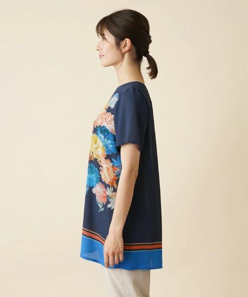 Leilian / レリアン シャツ・ブラウス | フラワーチュニックブラウス | 詳細5