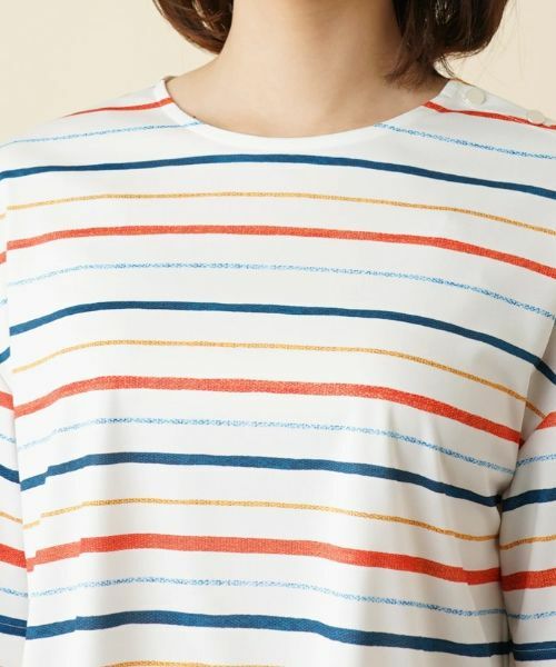 Leilian / レリアン カットソー | 配色ボーダーカットソー | 詳細7