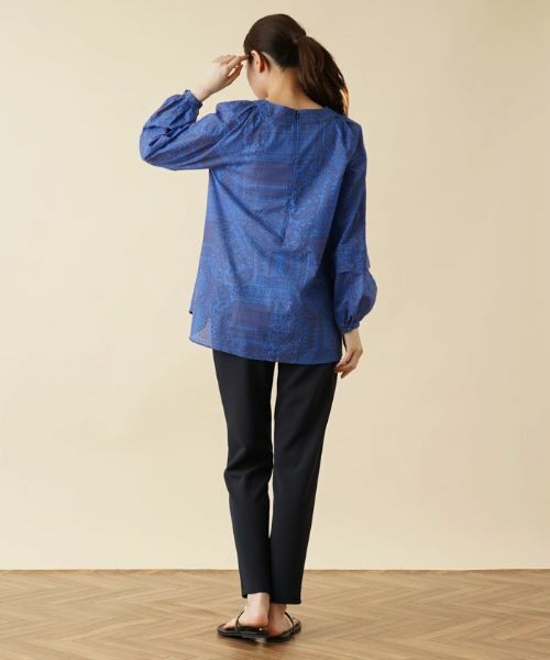 Leilian / レリアン シャツ・ブラウス | オリエンタル柄ブラウス | 詳細3