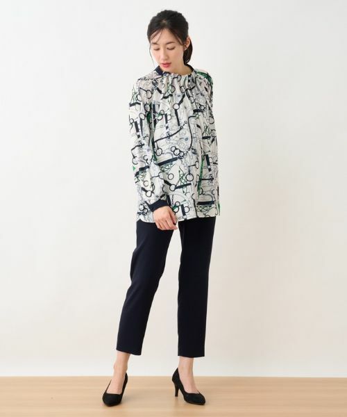 Leilian / レリアン シャツ・ブラウス | プリントオーバーブラウス【Leilian the Week】 | 詳細1