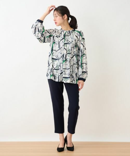 Leilian / レリアン シャツ・ブラウス | プリントオーバーブラウス【Leilian the Week】 | 詳細10
