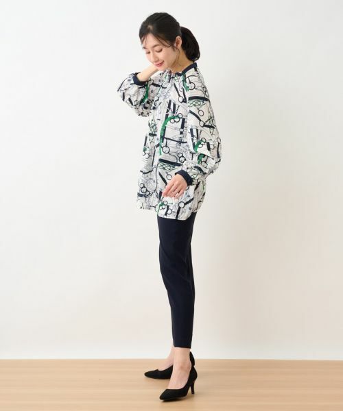 Leilian / レリアン シャツ・ブラウス | プリントオーバーブラウス【Leilian the Week】 | 詳細12