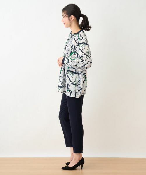 Leilian / レリアン シャツ・ブラウス | プリントオーバーブラウス【Leilian the Week】 | 詳細13