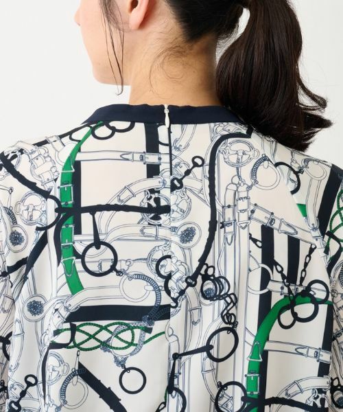 Leilian / レリアン シャツ・ブラウス | プリントオーバーブラウス【Leilian the Week】 | 詳細7