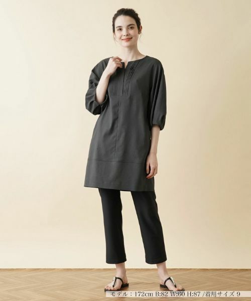 Leilian / レリアン シャツ・ブラウス | 洗えるチュニックブラウス | 詳細1