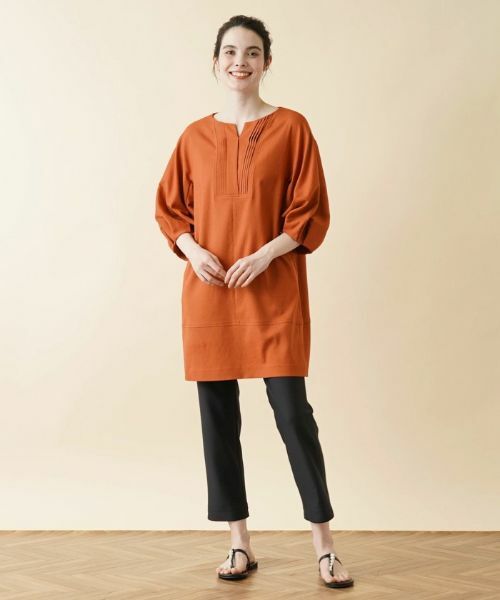 Leilian / レリアン シャツ・ブラウス | 洗えるチュニックブラウス | 詳細11