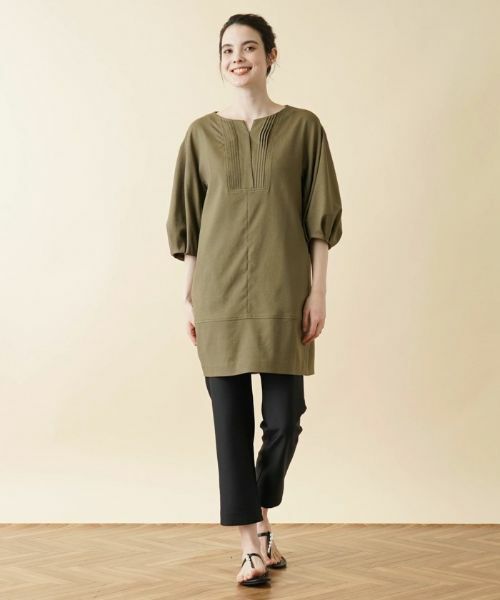 Leilian / レリアン シャツ・ブラウス | 洗えるチュニックブラウス | 詳細14