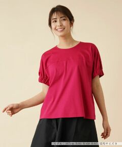 Leilian / レリアン カットソー | ギャザースリーブカットソー