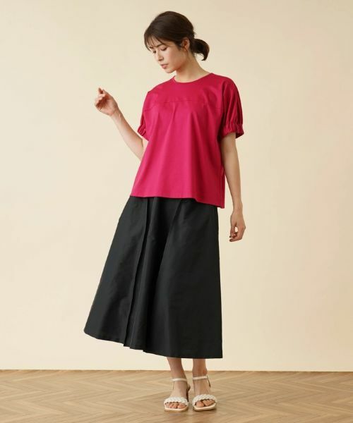 Leilian / レリアン カットソー | ギャザースリーブカットソー | 詳細1