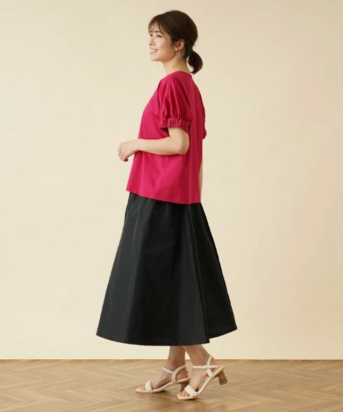 Leilian / レリアン カットソー | ギャザースリーブカットソー | 詳細2