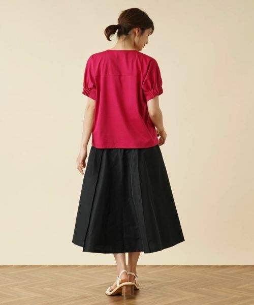 Leilian / レリアン カットソー | ギャザースリーブカットソー | 詳細3