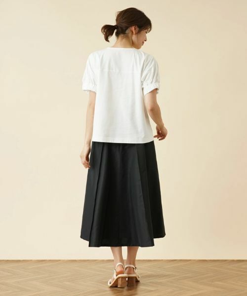 Leilian / レリアン カットソー | ギャザースリーブカットソー | 詳細6