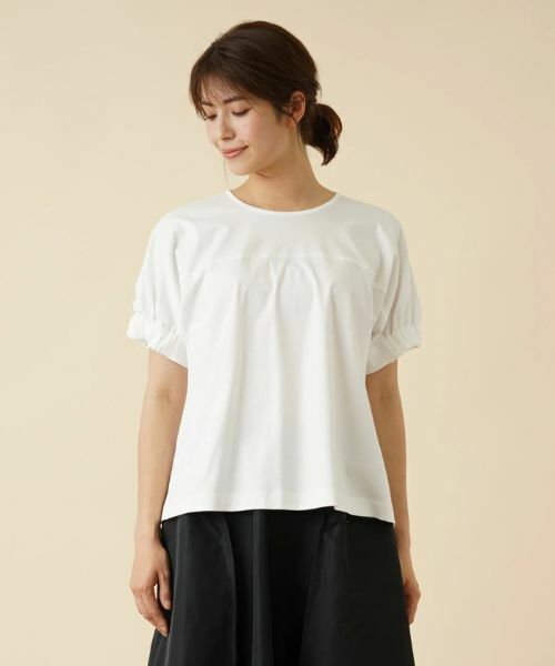 Leilian / レリアン カットソー | ギャザースリーブカットソー | 詳細7