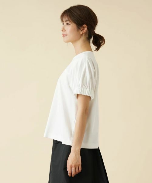 Leilian / レリアン カットソー | ギャザースリーブカットソー | 詳細8