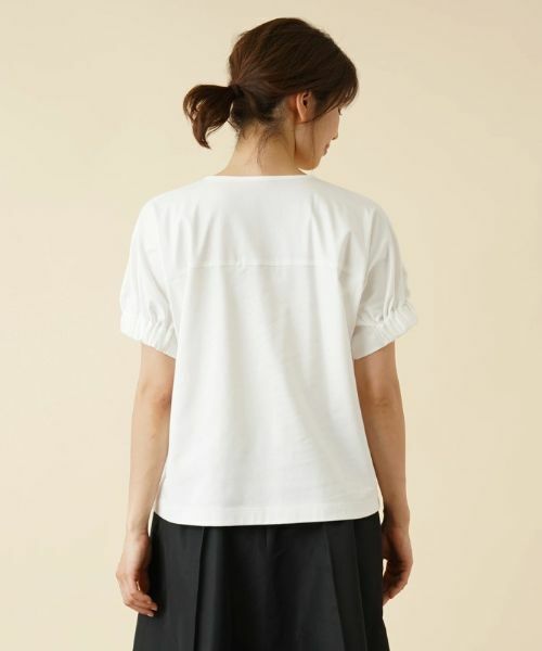 Leilian / レリアン カットソー | ギャザースリーブカットソー | 詳細9