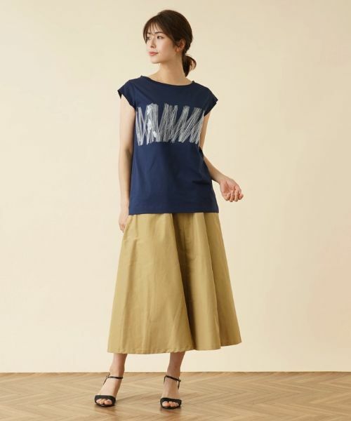 Leilian / レリアン カットソー | フレンチスリーブカットソー【TONET】 | 詳細1