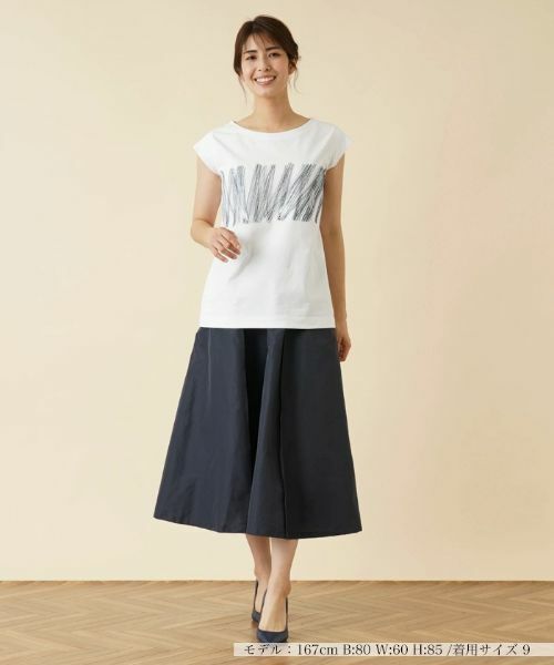 Leilian / レリアン カットソー | フレンチスリーブカットソー【TONET】 | 詳細4