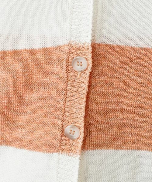 Leilian / レリアン カーディガン・ボレロ | カラーブロックVネックカーディガン【HAND】 | 詳細10