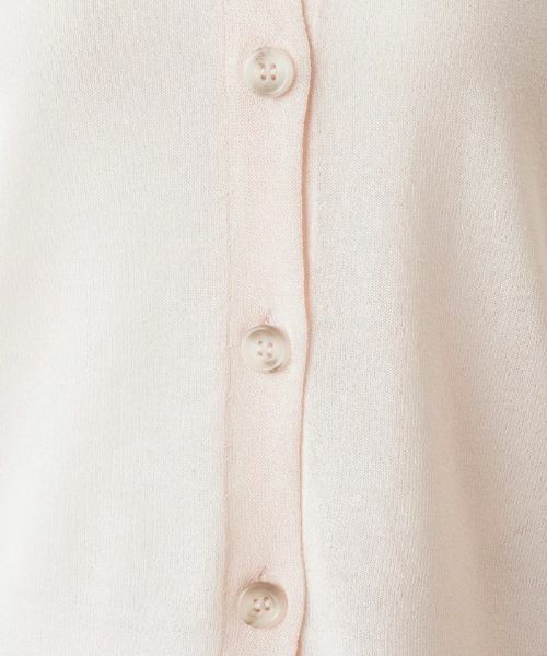 Leilian / レリアン カーディガン・ボレロ | 配色ラインクルーネックカーディガン【HAND】 | 詳細10