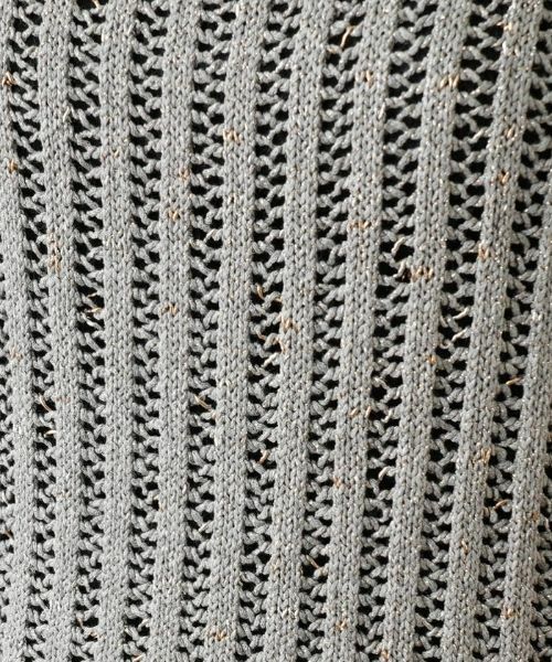 Leilian / レリアン ニット・セーター | 透かし編みフレンチスリーブニット | 詳細10