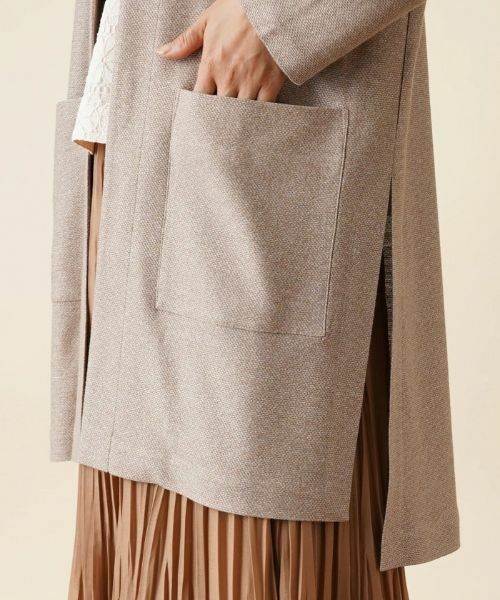 Leilian / レリアン テーラードジャケット | ロングジャケット【ROCHAS Premiere】 | 詳細10