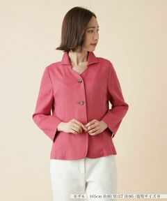 Leilian / レリアン テーラードジャケット | ストレッチサマージャケット【ROCHAS Premiere】