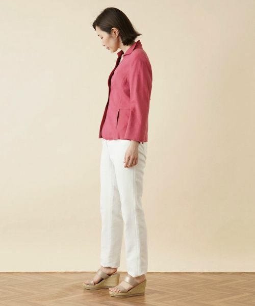 Leilian / レリアン テーラードジャケット | ストレッチサマージャケット【ROCHAS Premiere】 | 詳細2