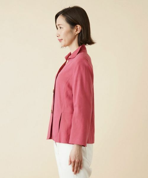 Leilian / レリアン テーラードジャケット | ストレッチサマージャケット【ROCHAS Premiere】 | 詳細5
