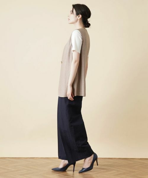 Leilian / レリアン テーラードジャケット | ロングベスト【ROCHAS Premiere】 | 詳細2