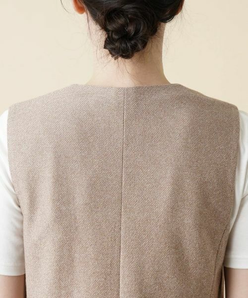 Leilian / レリアン テーラードジャケット | ロングベスト【ROCHAS Premiere】 | 詳細9