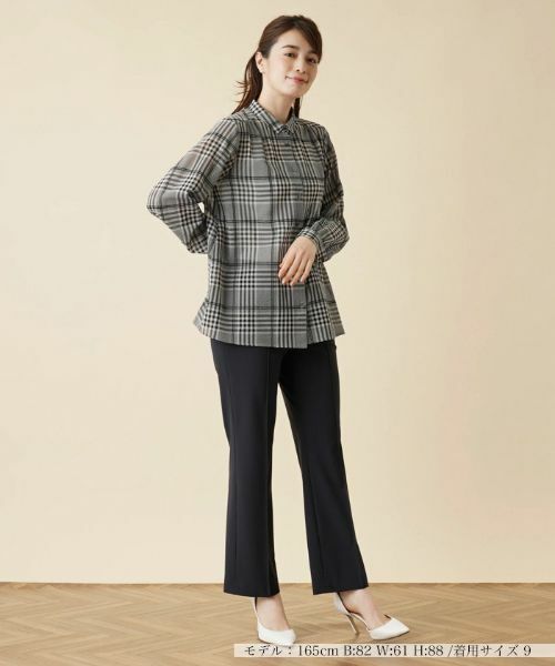 Leilian / レリアン シャツ・ブラウス | グレンチェックブラウス | 詳細1