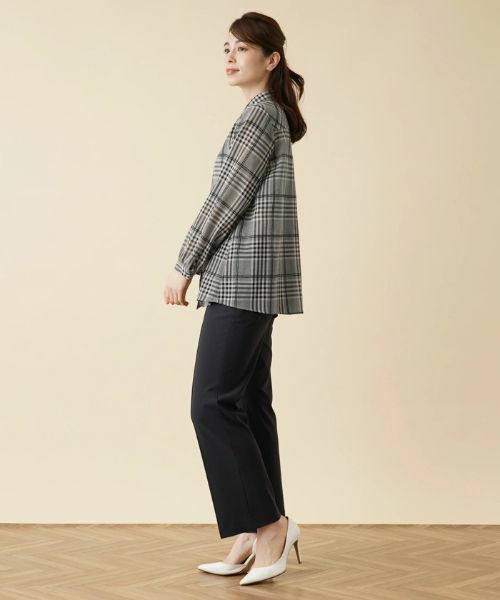 Leilian / レリアン シャツ・ブラウス | グレンチェックブラウス | 詳細2