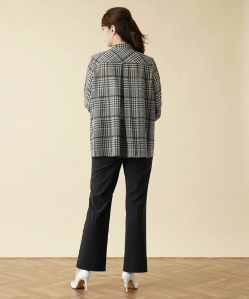 Leilian / レリアン シャツ・ブラウス | グレンチェックブラウス | 詳細3