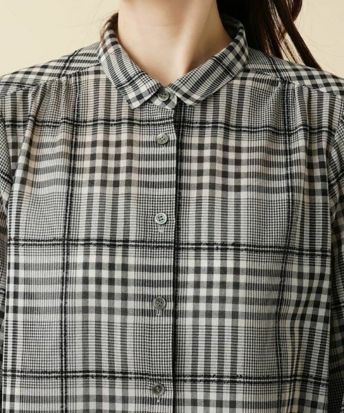 Leilian / レリアン シャツ・ブラウス | グレンチェックブラウス | 詳細7