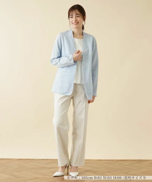 Leilian / レリアン テーラードジャケット | カラーレスジャケット | 詳細1