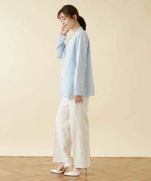 Leilian / レリアン テーラードジャケット | カラーレスジャケット | 詳細2