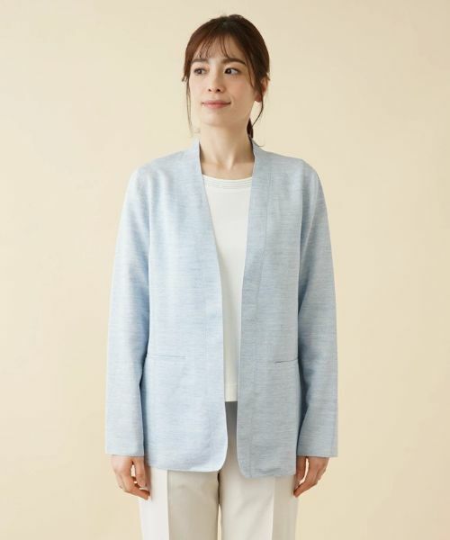 Leilian / レリアン テーラードジャケット | カラーレスジャケット | 詳細4