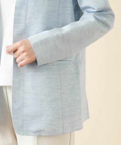 Leilian / レリアン テーラードジャケット | カラーレスジャケット | 詳細9