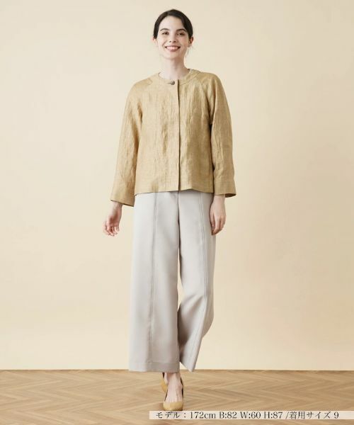 Leilian / レリアン テーラードジャケット | ノーカラージャケット | 詳細1