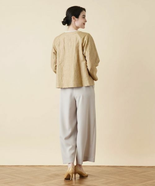 Leilian / レリアン テーラードジャケット | ノーカラージャケット | 詳細3