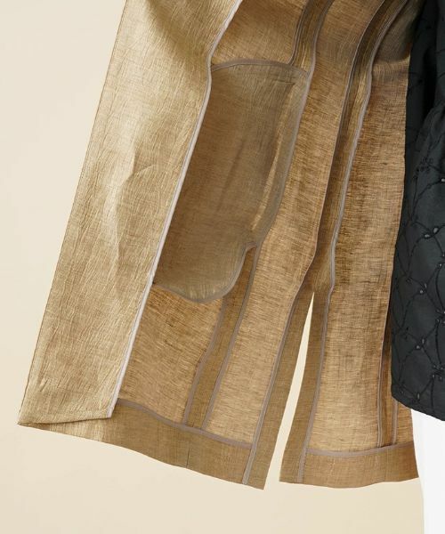 Leilian / レリアン テーラードジャケット | Vネックロングベスト | 詳細11