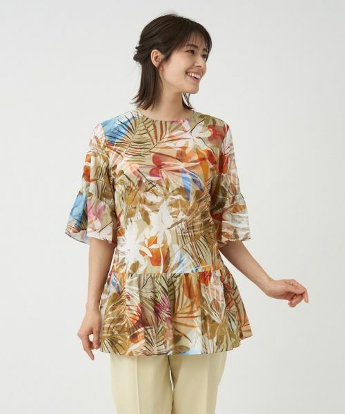 Leilian / レリアン シャツ・ブラウス | 洗えるチュニックブラウス | 詳細1