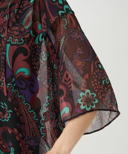 Leilian / レリアン シャツ・ブラウス | 楊柳ペイズリーブラウス【ERICA】 | 詳細9