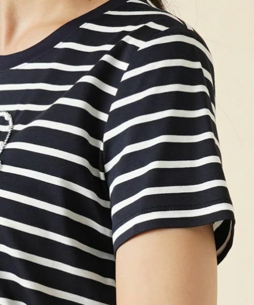 Leilian / レリアン Tシャツ | ボーダーＴシャツ | 詳細10