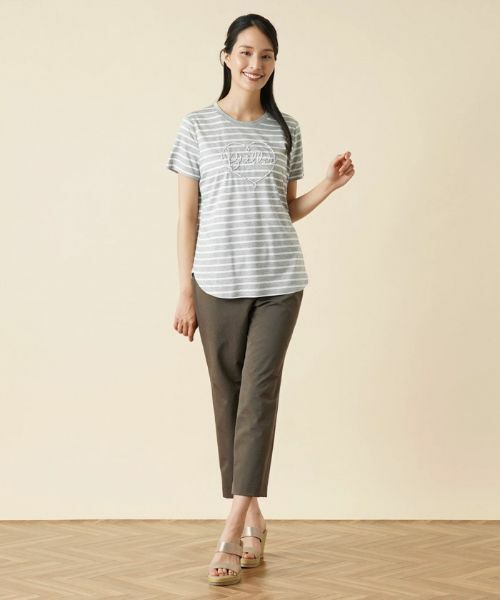 Leilian / レリアン Tシャツ | ボーダーＴシャツ | 詳細13