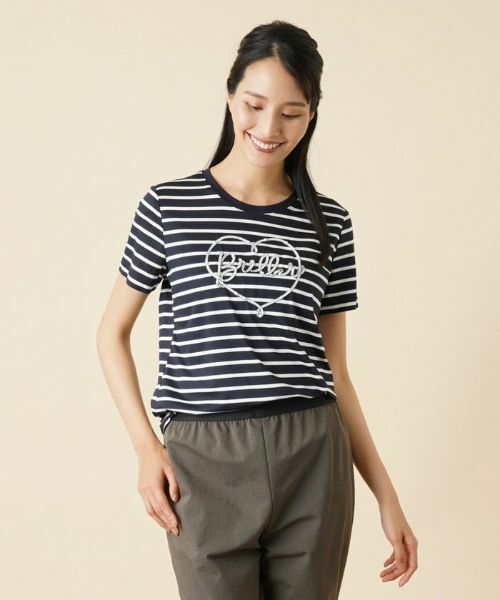 Leilian / レリアン Tシャツ | ボーダーＴシャツ | 詳細4