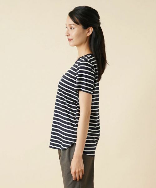 Leilian / レリアン Tシャツ | ボーダーＴシャツ | 詳細6